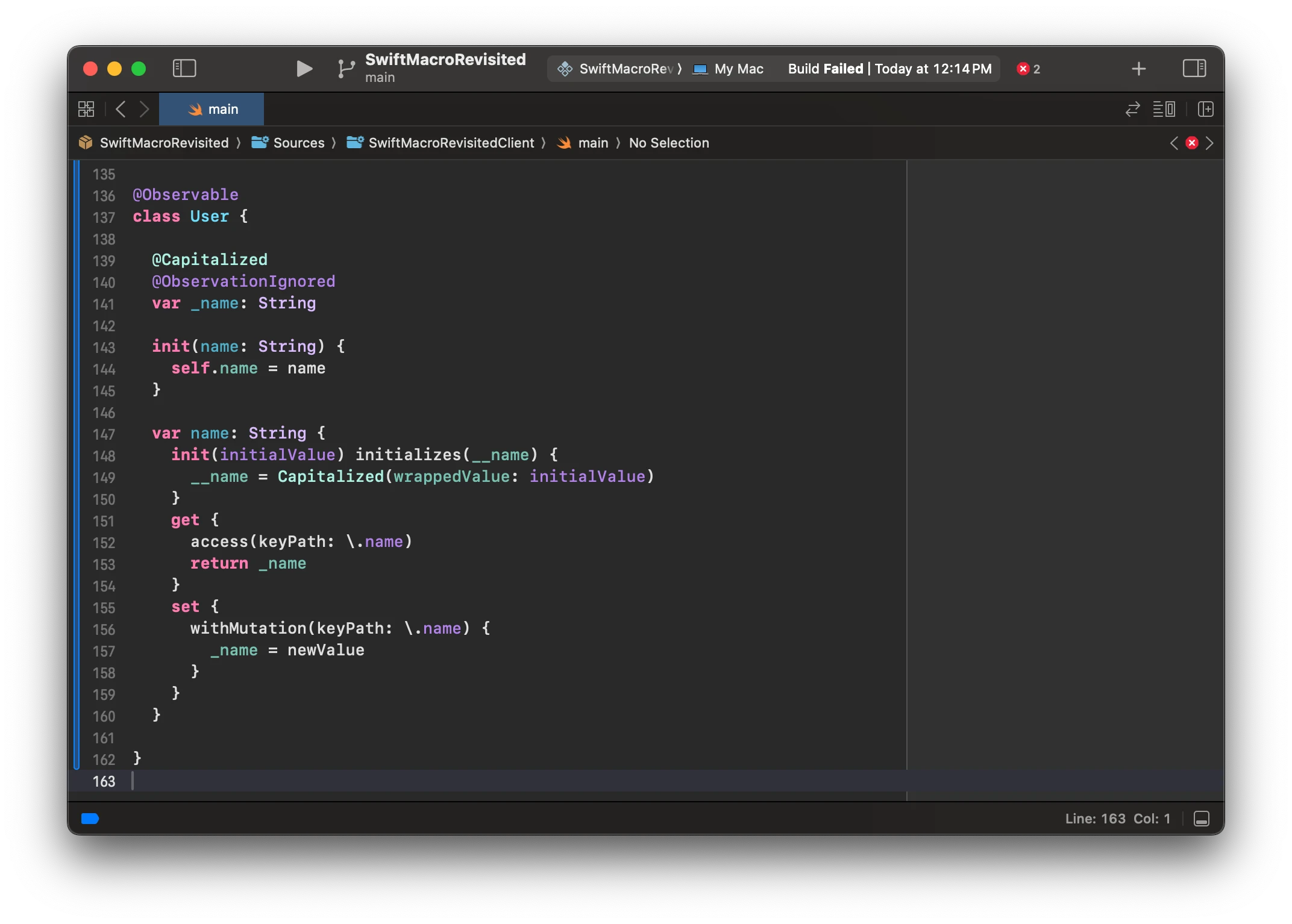 Resolving The Conflicts Brought by @Observable Macro Transforming Stored Properties Into Computed