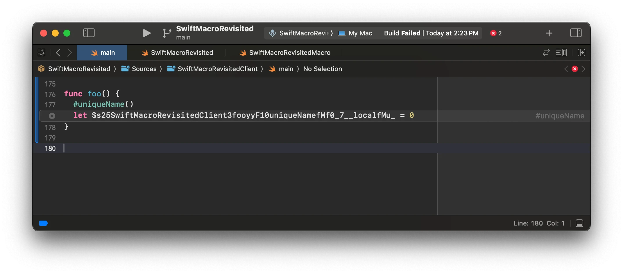 makeUniqueName Generates Unreadable Names