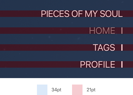 Navigation Bar Horizontal